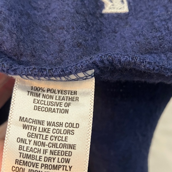 Crown & Ivy Navy Fleece Vest - Picture 5 of 5